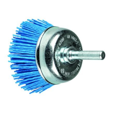 PFERD TOOLS 43740166 - Brosse boisseau non torsadée TBU Ø 50 mm tige Ø 6 mm filament BLUE Ø 1,10 mm perceuses