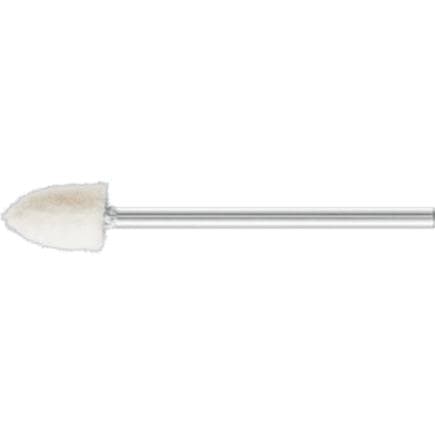 PFERD TOOLS 44100112 - Feutres de polissage sur tige durs à forme conique à bout pointu (lot multiple)