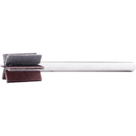 PFERD TOOLS 44403250 - Roue à lamelles corindon F Ø de tige 6 mm Longueur 60 mm Lamelles 6x2 pour ponçage fin et finition (lot multiple)