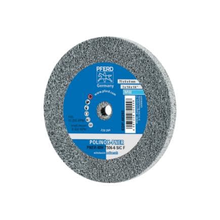 PFERD TOOLS 44691427 - Roue en non-tissé comprimée POLINOX PNER mi-tendre SIC fine pour la finition (lot multiple)