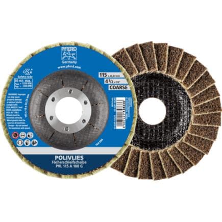 PFERD TOOLS 44694103 - Disque à lamelles POLIVLIES PVL corindon pour ponçage fin (lot multiple)