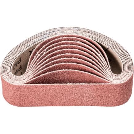 PFERD TOOLS 45007212 - Bande abrasive à grain corindon BA pour meulage de l’acier inoxydable avec ponceuse à bande spéciale tube (lot multiple)