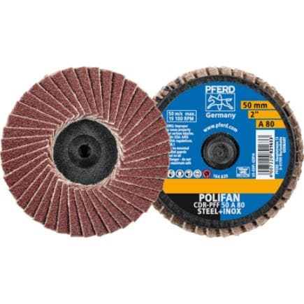 PFERD TOOLS 47202529 - Mini-POLIFAN à grain corindon COMBIDISC CDR pour applications universelles (lot multiple)