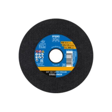 PFERD TOOLS 61721110 - Disque à tronçonner EHT droit gamme universelle PSF STEELOX pour acier/acier inoxydable (lot multiple)