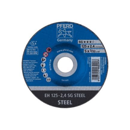 PFERD TOOLS 61339116 - Disque à tronçonner EH à moyeu déporté gamme performance SG STEEL pour acier (lot multiple)