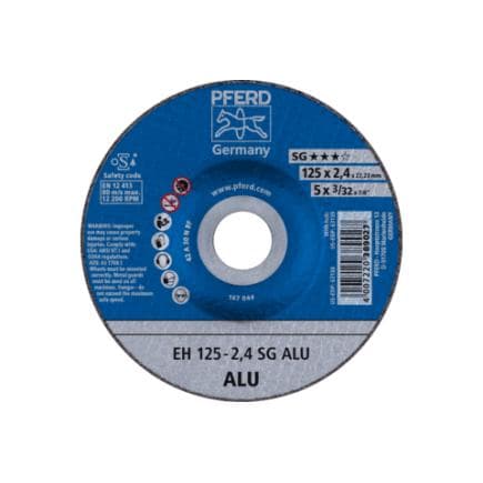 PFERD TOOLS 61340312 - Disque à tronçonner EH à moyeu déporté gamme performance SG ALU pour aluminium (lot multiple)