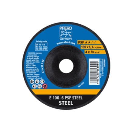 PFERD TOOLS 69298071 - Disque à ébarber E gamme universelle PSF STEEL pour acier (lot multiple)