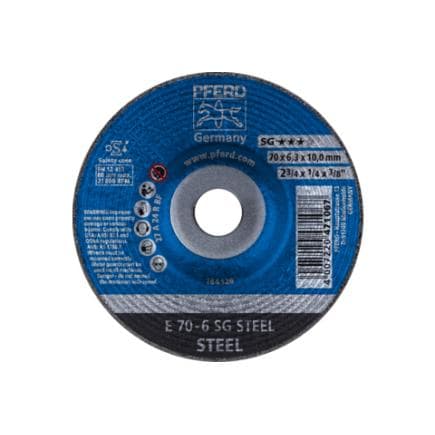 PFERD TOOLS 62210426 - Disque à ébarber E gamme performance SG STEEL pour acier (lot multiple)