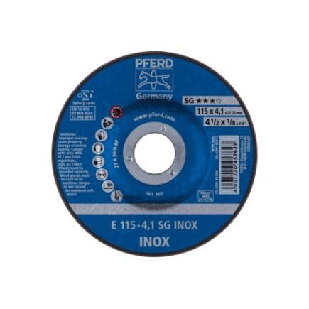 PFERD TOOLS 62211423 - Disque à ébarber E gamme performance SG INOX pour acier inoxydable (lot multiple)