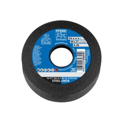 PFERD TOOLS 63418226 - Meule boisseau ETT gamme performance SG STEELOX pour acier/acier inoxydable (lot multiple)