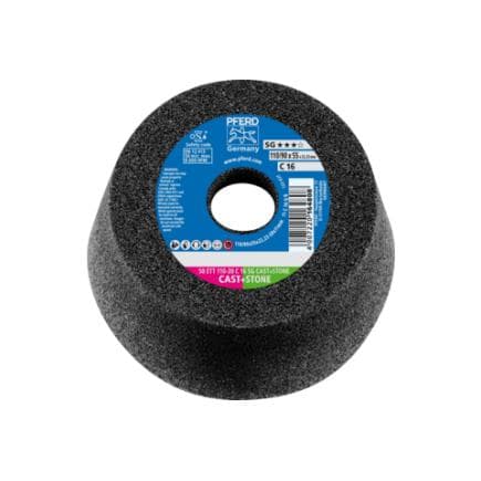 PFERD TOOLS 63518224 - Meule boisseau ETT gamme performance SG CAST+ STONE pour fonte/pierre (lot multiple)