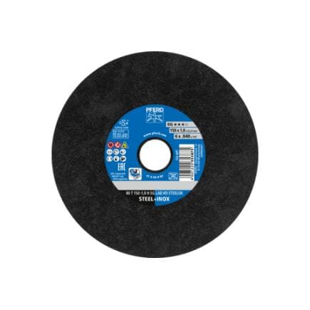 PFERD TOOLS 66300010 - Disque à tronçonner de laboratoire T gamme performance SG LAB HD STEELOX pour acier/acier inoxydable (lot multiple)