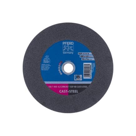 PFERD TOOLS 66325065 - Disque de tronçonnage pour utilisation stationnaire T "très dur" HD CAST+STEEL pour fonte/acier 100 m/s (lot multiple)