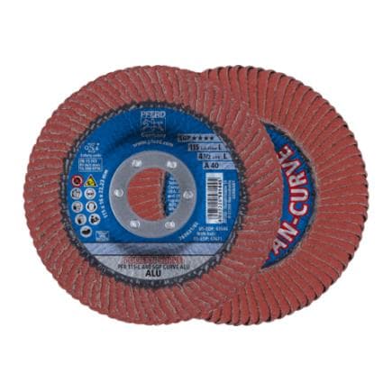 PFERD TOOLS 67689048 - Disque à lamelles POLIFAN CURVE PFR gamme spéciale SGP ALU pour aluminium (lot multiple)