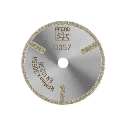 PFERD TOOLS 68405063 - Disque à tronçonner diamant D1A1R grossière avec étrier de garde pour PRFV/PRFC
