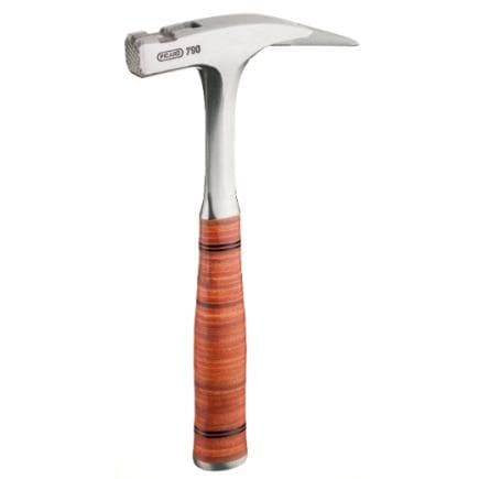 PICARD 0079000 - Marteau de charpentier avec porte-clou magnétique et manche en cuir No. 790