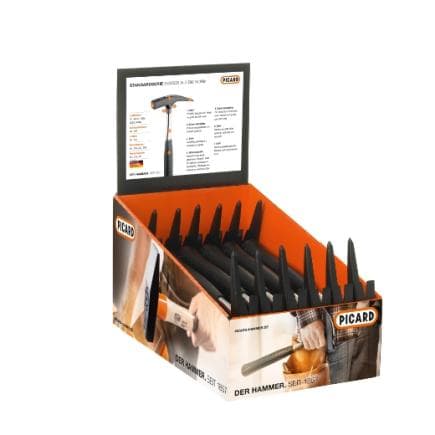 PICARD 1027500 - Jeu de marteaux standard avec manche en tube 275 mm (12 pcs.)