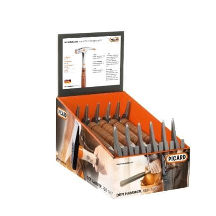 PICARD 1079000 - Jeu de marteaux entièrement en acier n° 790 (12 pcs.)