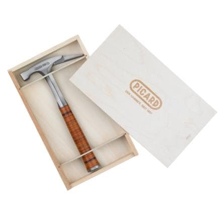 PICARD H0079080 - Marteau de charpentier avec porte-clou magnétique, avec manche en cuir No. H 790 1/2