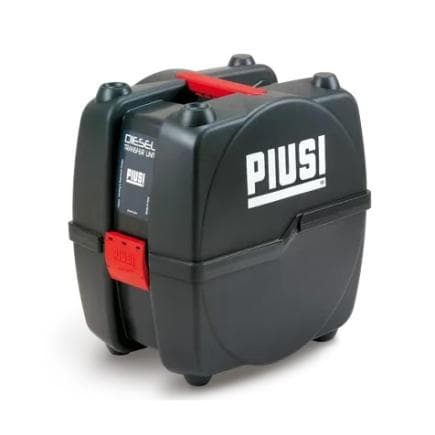PIUSI F0023201B - Distributeur portable pour gasoil 24V avec une pompe BP 3000, un filtre intégré, un tuyau de distribution 4 m et un pistolet manuel