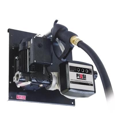 PIUSI F0023300B - Station de transfert de gasoil 12V avec pompe BY PASS 3000, compteur mécanique K33 et pistolet automatique A60