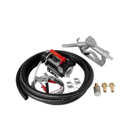 PIUSI F00341220 - Kit de transvasement diesel portable avec pompe Panther DC 12/24V, tuyau 5 m (1" x 20), pistolet automatique A60 et support pour...