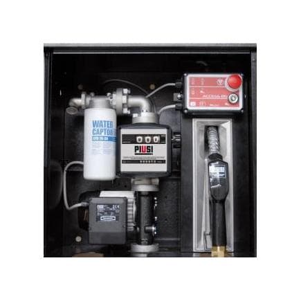 PIUSI F00365020 - Station de distribution diesel avec pompe Panther 56, compteur K33, pistolet automatique A60 et filtre à eau dans un coffret...