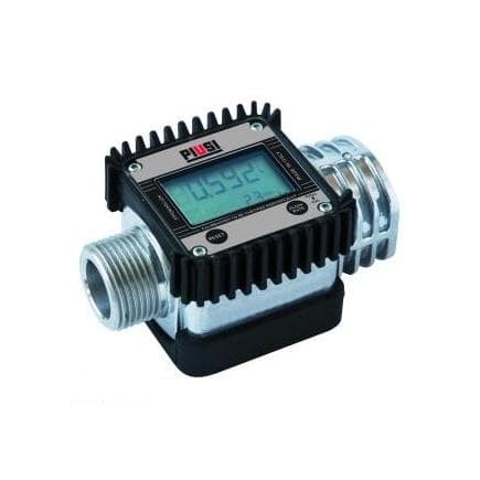 PIUSI F00408X00 - Compteur numérique K24-A certifié IECEx avec connexions mâle/femelle 1" BSP pour gasoil, essence et kérosène