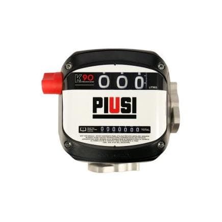 PIUSI F009ES000 - Compteur mécanique K90 ES pour carburant distribué avec des débits de 20 à 90 l/min précision ±0,8%