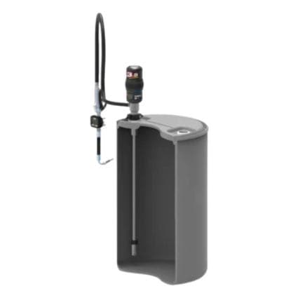 PIUSI FK0100000 - Unité de distribution d'huile pour transvasement de lubrifiants à viscosité moyenne/basse, avec pompe pneumatique P3.5:1 et sans...