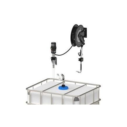 PIUSI FK0100060 - Unité de distribution d'huile pour transvasement de lubrifiants à viscosité moyenne/basse, avec pompe pneumatique P5.5:1,...