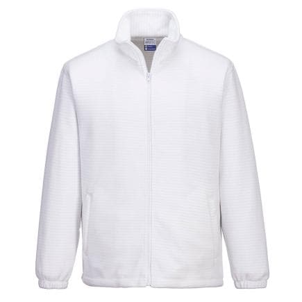 PORTWEST AS26WHRM - Polaire Antistatique ESD, Blanc