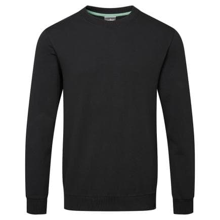 PORTWEST EC300BKRM - T-Shirt en coton biologique recyclable, Noir