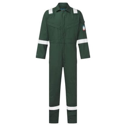 PORTWEST FR28GNRS - Combinaison FR Legère Antistatique 280g, Vert