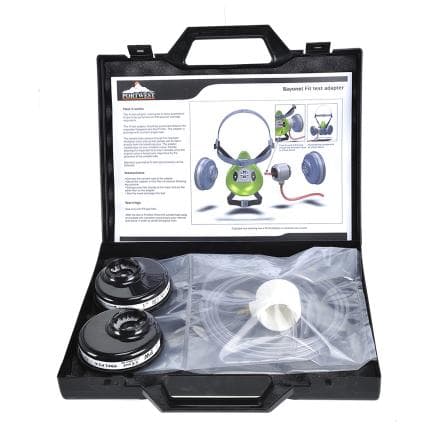 PORTWEST P999BKR - Kit d'adaptateur pour essai d'ajustement à baïonnette, Noir