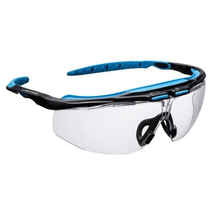 PORTWEST PS23CLR - Lunettes de protection Peak KN (anti-rayures et anti-buées), Incolore