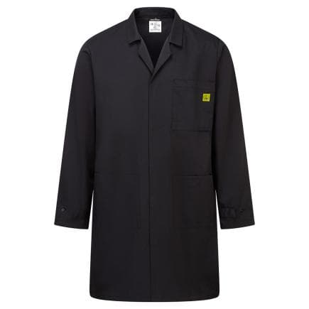 PORTWEST AS10BKRXXL - Blouse Antistatique ESD, Noir