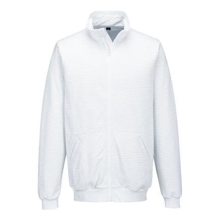 PORTWEST AS25WHRL - sweat shirt anti statique ESD, Blanc