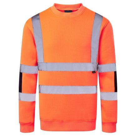 PORTWEST B313ORRL - Sweat tricot hi-vis, Orange