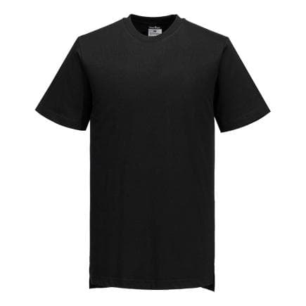 PORTWEST C195BKRXL - Chef Cotton MeshAir T-Shirt, Noir