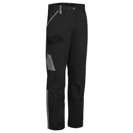 PORTWEST CD131BYR42 - Pantalon de travail coton léger WX1, Noir/Gris