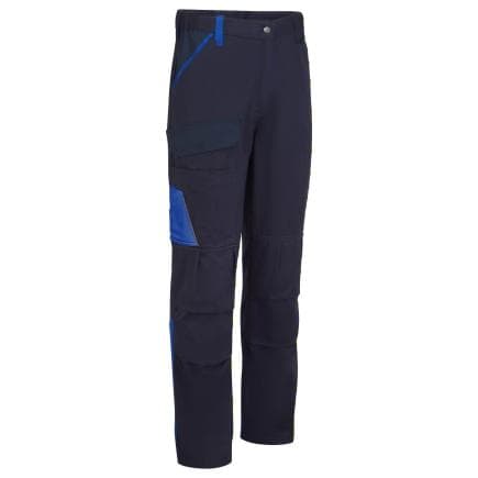 PORTWEST CD131NRR46 - Pantalon de travail coton léger WX1, Marine Blu/Royal