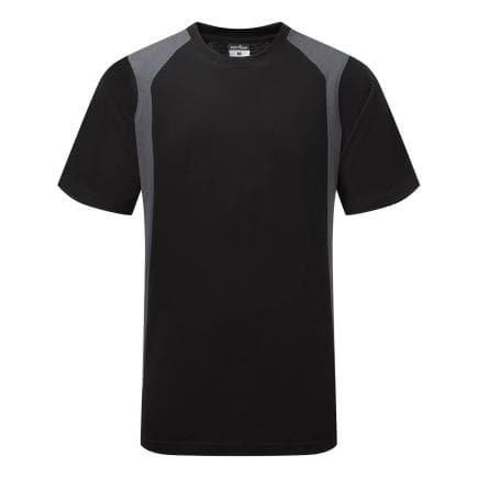 PORTWEST CD811BYRM - T-shirt éco WX2 S/S, noir/gris