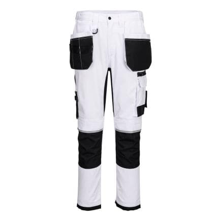 PORTWEST CD845WHR32 - Pantalon Stretch WX2 Holster, Blanc