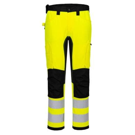 PORTWEST CD848YBR34 - Pantalon de travail éco-conçu WX2 stretch, Jaune/Noir