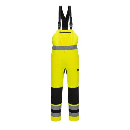 PORTWEST CD852YBRL - Cotte à bretelles HV éco-conçu WX2, Jaune/Noir