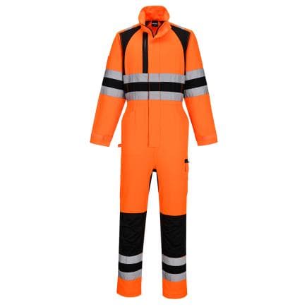 PORTWEST CD855OBRXXL - Combinaison WX2 Eco Stretch, Orange/Noir