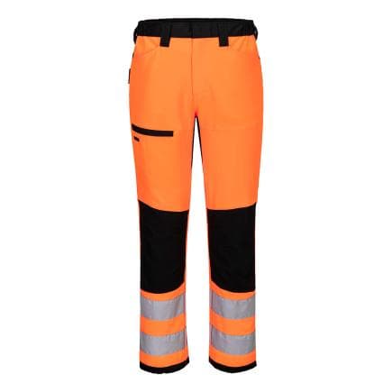 PORTWEST CD857OBR36 - Pantalon stretch HV éco-conçu WX2, Orange/Noir
