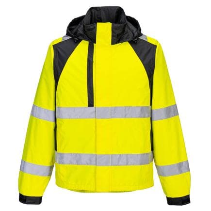 PORTWEST CD860YBRXL - Veste de pluie WX2 Eco HV, Jaune/Noir