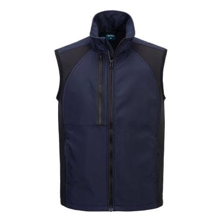 PORTWEST CD876NVRM - Gilet Softshell WX2 (2L), Marine Blu